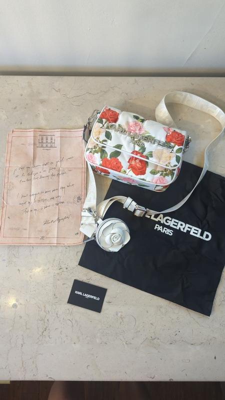 Customer photo for "Gorgeous Karl Lagerfield handbag"