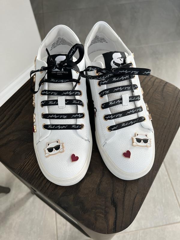 KARL LAGERFELD PARIS Women's Cate Embellished Sneakers - Macy's