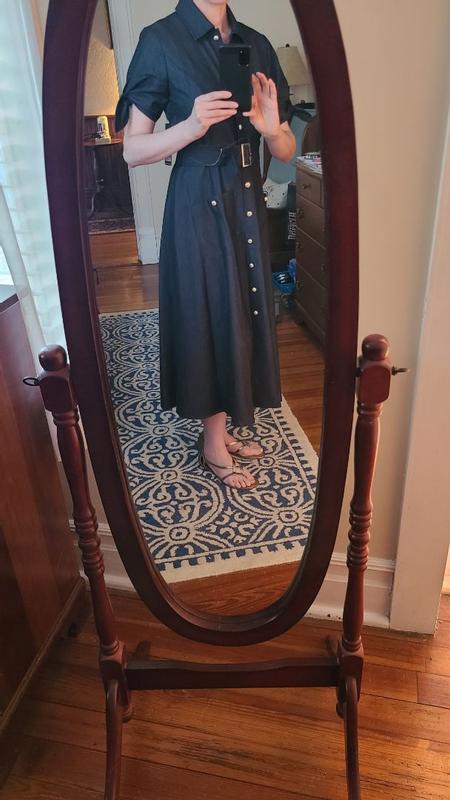 Customer photo for "Great fit and fabric, but the hardware is flashy"
