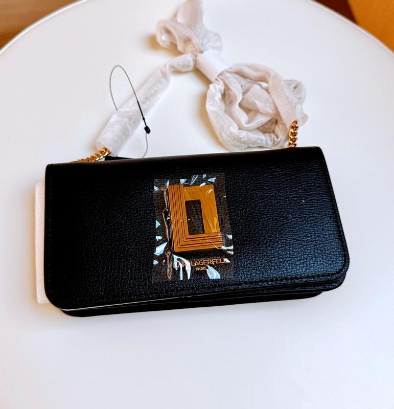 KARL LAGERFELD PARIS Kosette Chain Strap Embossed Wallet