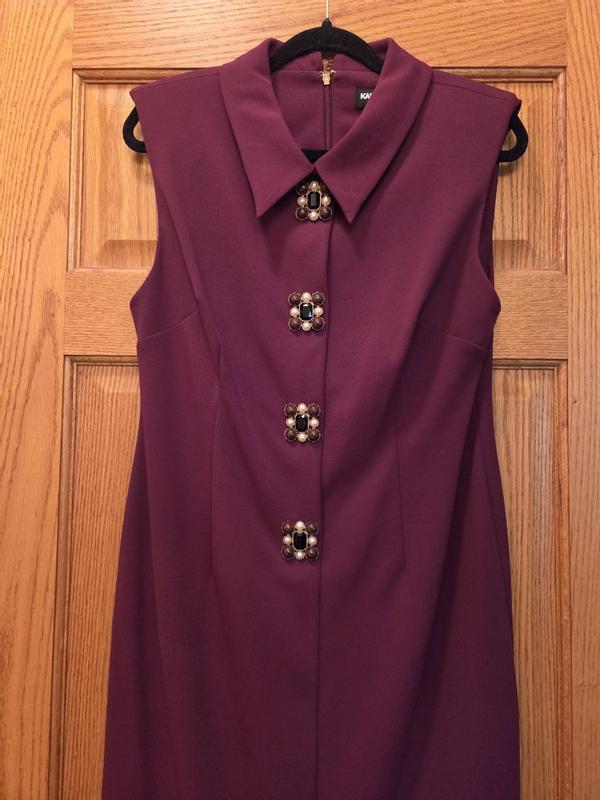Customer photo for "Sophisticated sheath dress with brooch buttons"