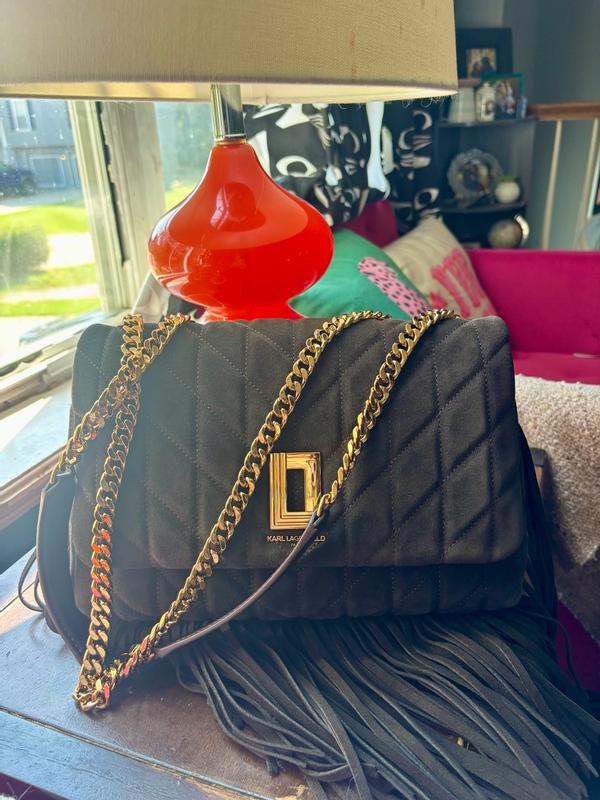 Customer photo for "Gorgeous, well made, roomy bag with a side of boho"
