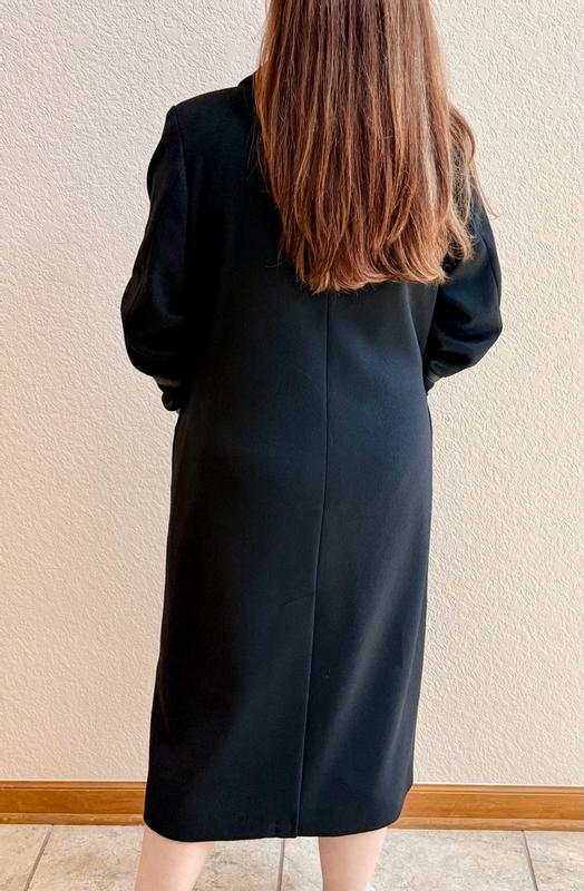 Customer photo for "Wonderfully soft warm wool coat! A must have!"