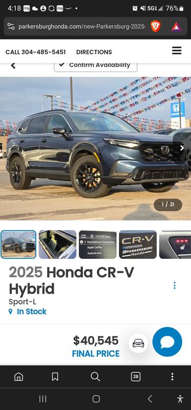 honda cr-v-hybrid 2025 Image - 47895728