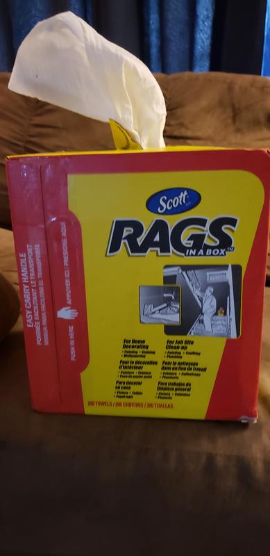 Scott Rags In A Box 75260 - Essuie-mains Jetables Pour Essuyage