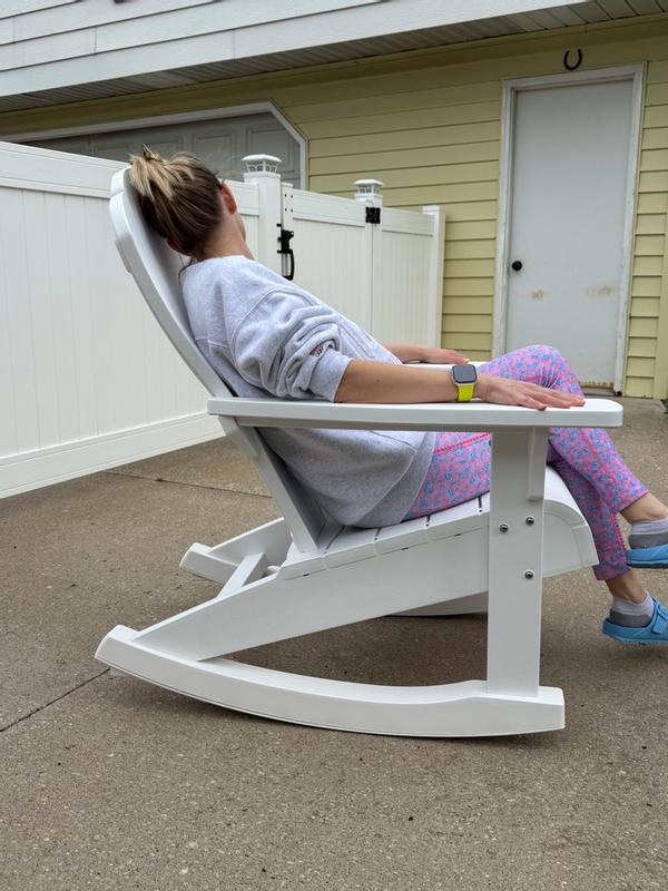 Keter Everest Rocking Chair Durable Weatherproof Outdoor Seating