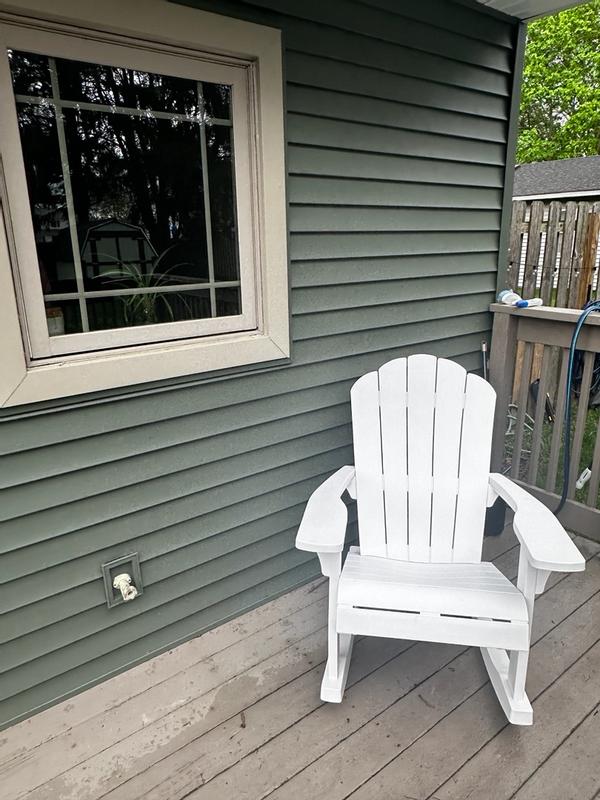 Keter Everest Rocking Chair Durable Weatherproof Outdoor Seating