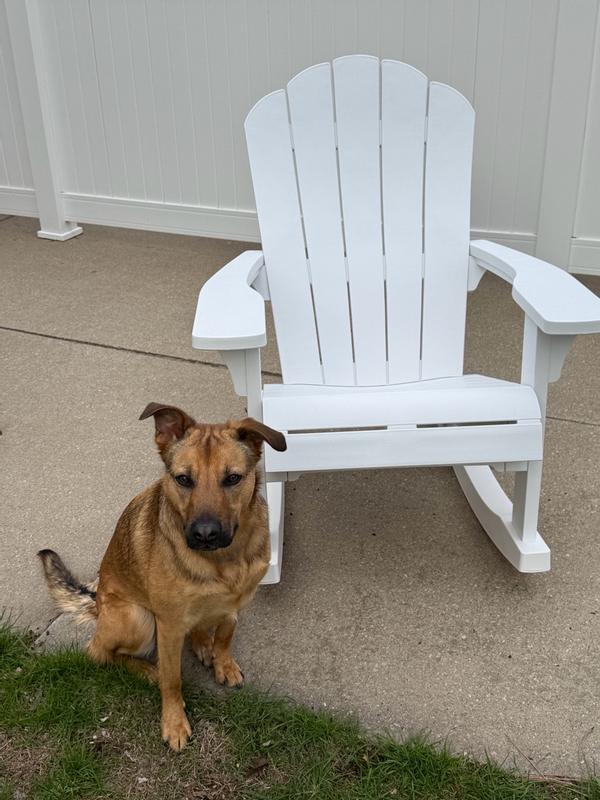 Keter Everest Rocking Chair Durable Weatherproof Outdoor Seating