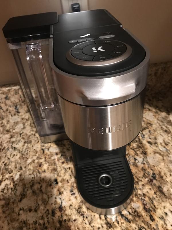 Keurig® Brewer KSupreme Plus Single Serve Coffee Maker in Silver Bed