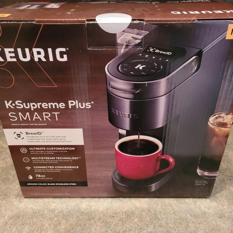 Keurig® K-Supreme Plus SMART Single Serve K-Cup Pod Coffee Maker, Black