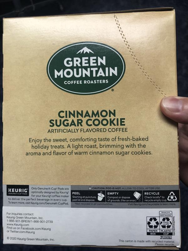 green mountain sugar cookie