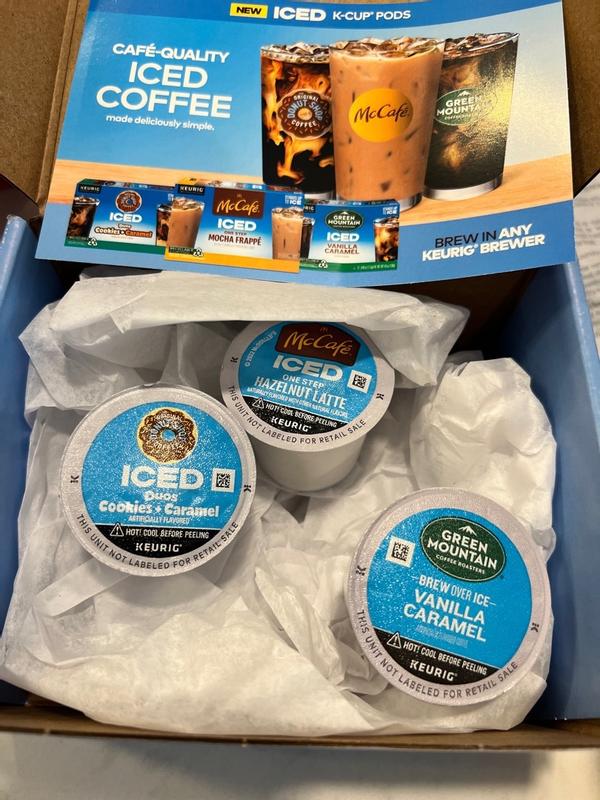 Keurig K-Cup Brew Over Ice Vanilla Caramel Coffee K-Cup ® Box 24 ct. -  Coffee Rocket