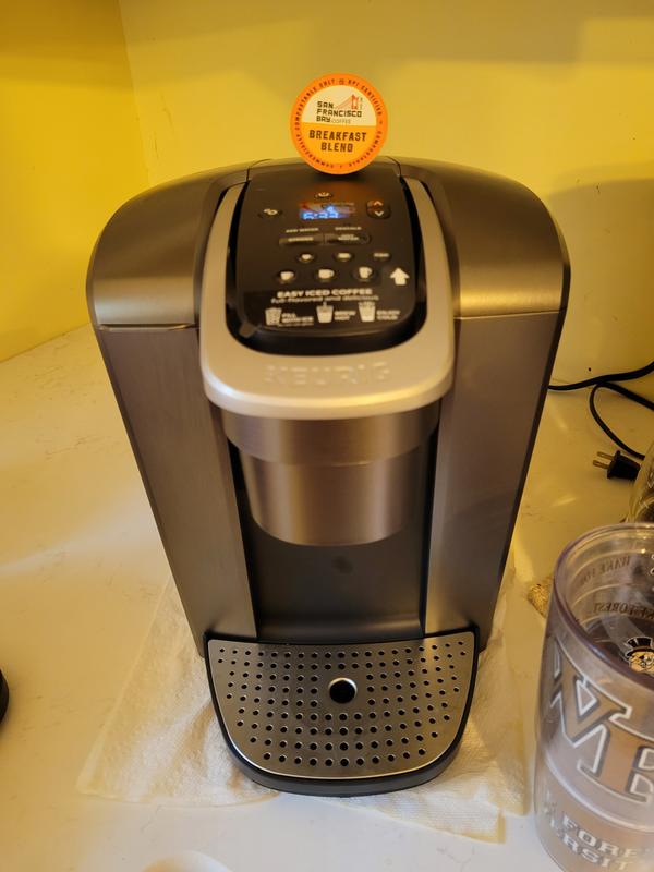 Keurig K-Elite Coffee Maker, Single Serve K-Cup Pod Coffee Brewer, With  Iced Coffee Capability, Brushed Gold 