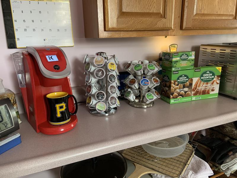 K-cup pod carousel for Play-Doh storage ❤️