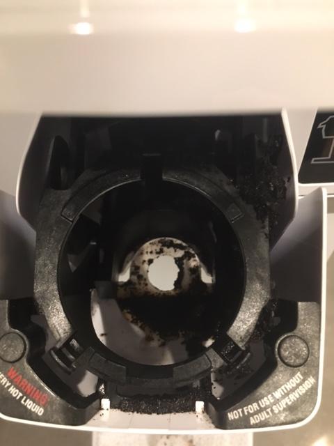 exploded pod - ground left throughout the machine