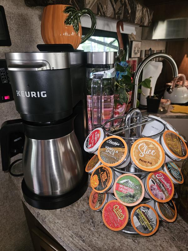 We are also in a camper while our house is being built so had to get something not to big but will be good in house later too. Its perfect.