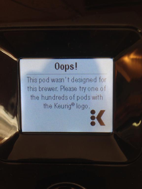 Keurig oops on sale