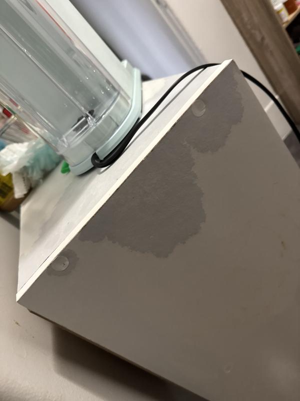 Water all leaked out