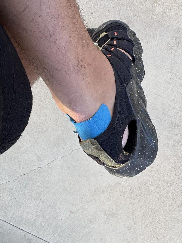 Customer photo for "Don’t buy these shoes. They hurt the back of my fe"