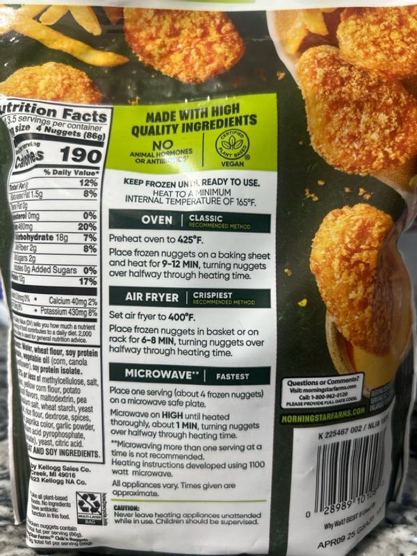 Vegan Chicken Nuggets | MorningStar Farms Chik'n