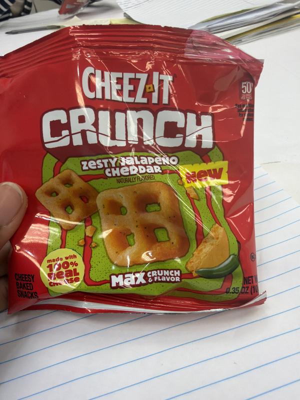 Cheez-It® Crunch® Zesty Jalapeno Cheddar Snacks - Cheez-It®