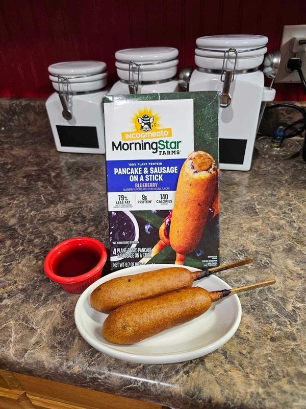 Blueberry sausage outlet corn dogs