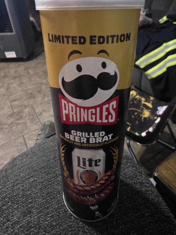 Pringles® Miller Lite® Grilled Beer Brat Potato Crisps