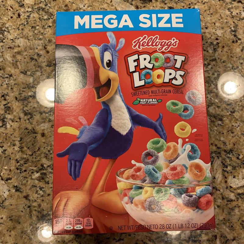 Froot Loops Multigrain Cereal, with Marshmallows, Sweetened