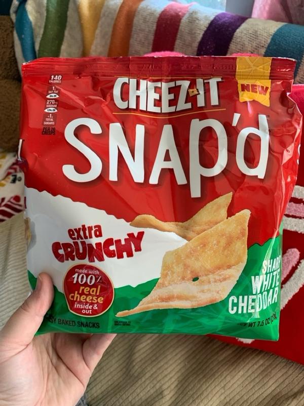 Cheez-It® Snap'd® Extra Crunchy Sharp White Cheddar Crackers