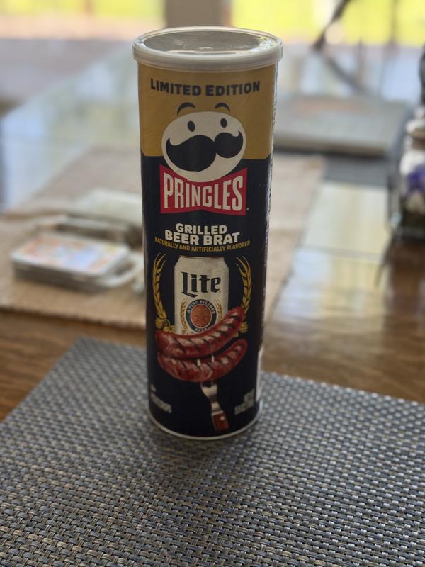 Pringles® Miller Lite® Grilled Beer Brat Potato Crisps