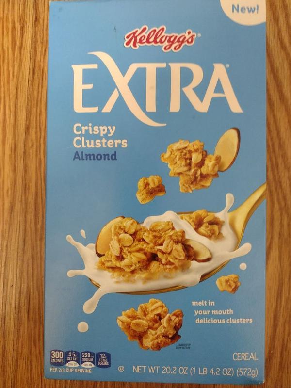 Kellogg's Extra Granola Cereal Almond, 20.2 oz