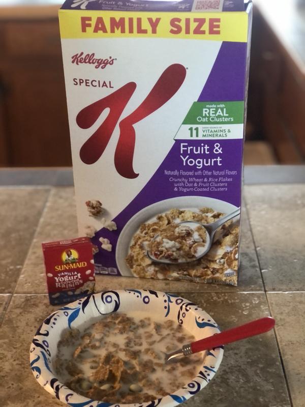 Kellogg's Special K Breakfast Cereal, Fruit and Yogurt, 13oz Box