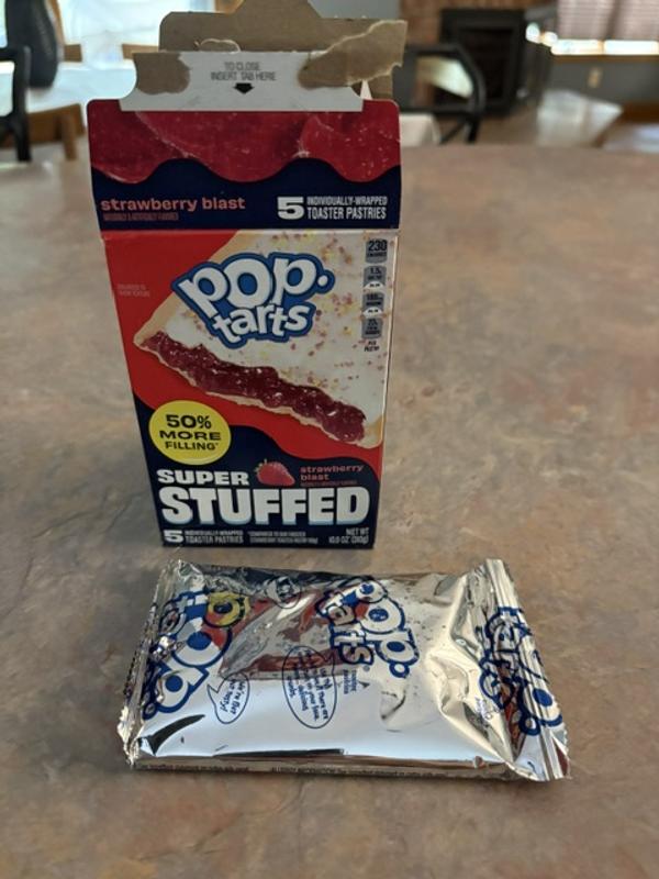 poptart booster box Pop-Tarts Toaster Pastries, Made with Whole Grain, School Lunch, Frosted Strawberry (120 Pop-Tarts) Perfect for Any Occasion Pop Unboxing a Grape Pop Tart