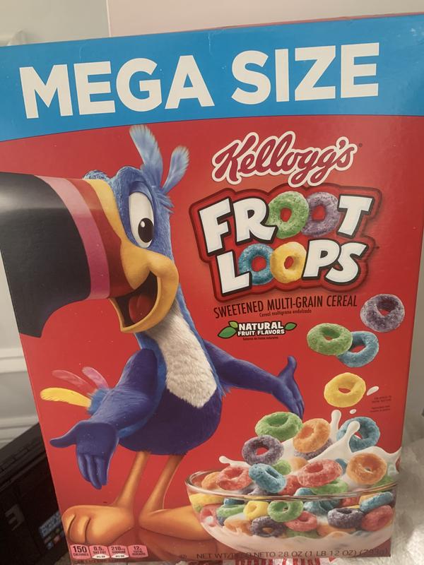 Kellogg's Froot Loops Original Cold Breakfast Cereal, 13.2 oz
