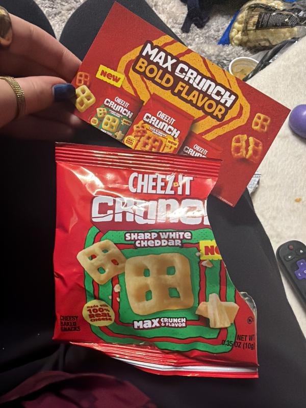 Cheez-It® Crunch® Sharp White Cheddar Snacks - Cheez-It®