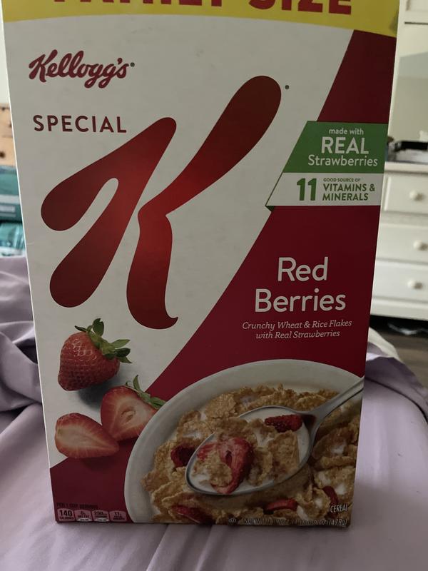 Kellogg's Special K Red Berries Breakfast Cereal, Family Size, 16.9 oz Box