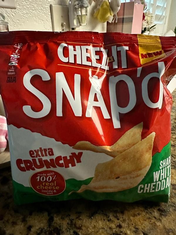 Cheez-It® Snap'd® Extra Crunchy Sharp White Cheddar Crackers