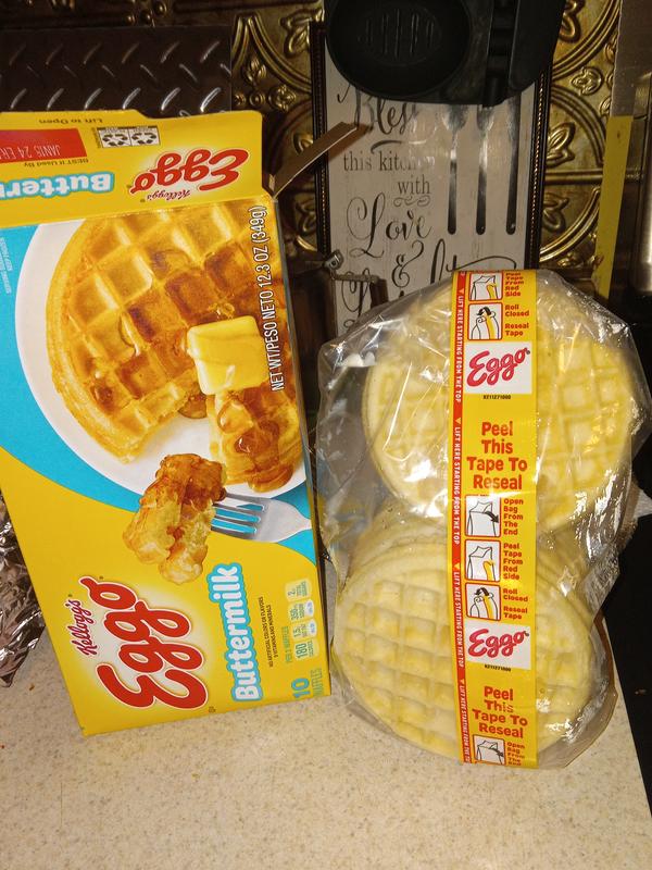 Eggo Minis Cinnamon Toast Frozen Waffle Bites, 25.8 oz, 24 Count