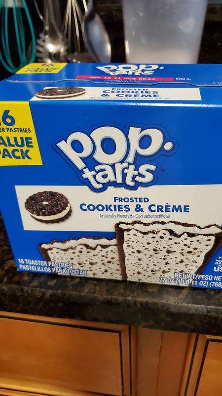 Buy Kellogg's Pop Tarts Frosted Cookies & Creme 384g