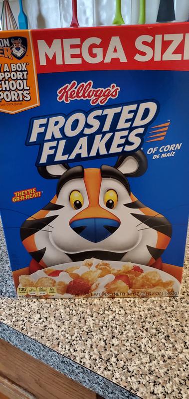 Kellogg's Frosted Flakes Breakfast Cereal Cup, Original, 2.1oz Cup, 1 Cup