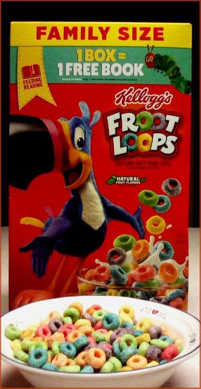  Kellogg's Froot Loops Breakfast Cereal, Fruit Flavored