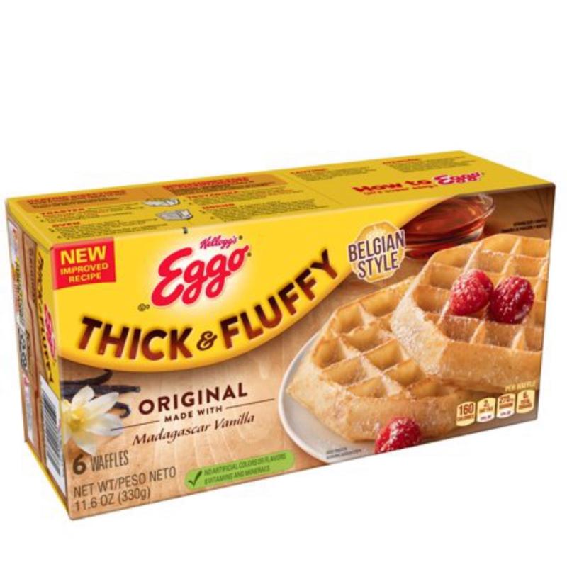 Kellogg S Eggo Thick And Fluffy Original Whole Grain Waffles 11 6 Oz Fry S Food Stores