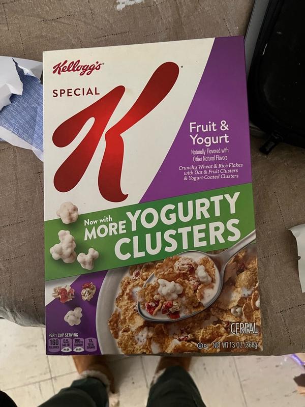 Kellogg's Special K Fruit and Yogurt Breakfast Cereal, Family Size, 19.1 oz  Box