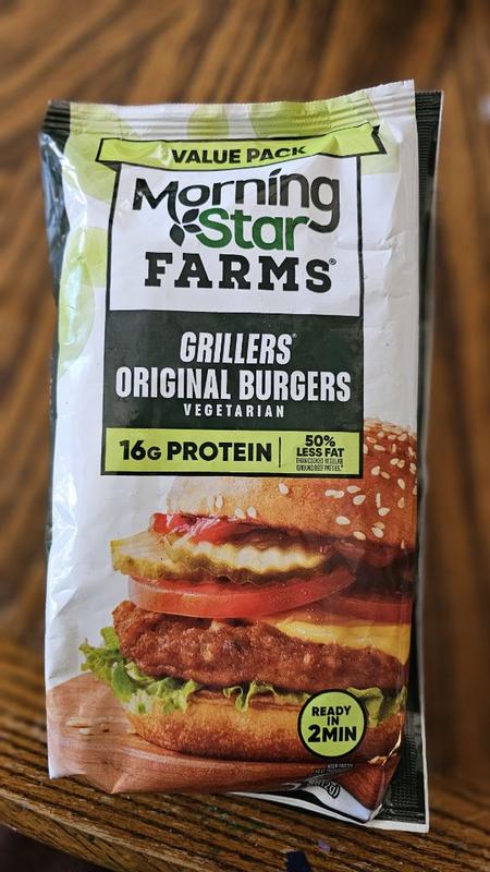 MorningStar Farms Veggie Burgers Grillers Original, Vegetarian
