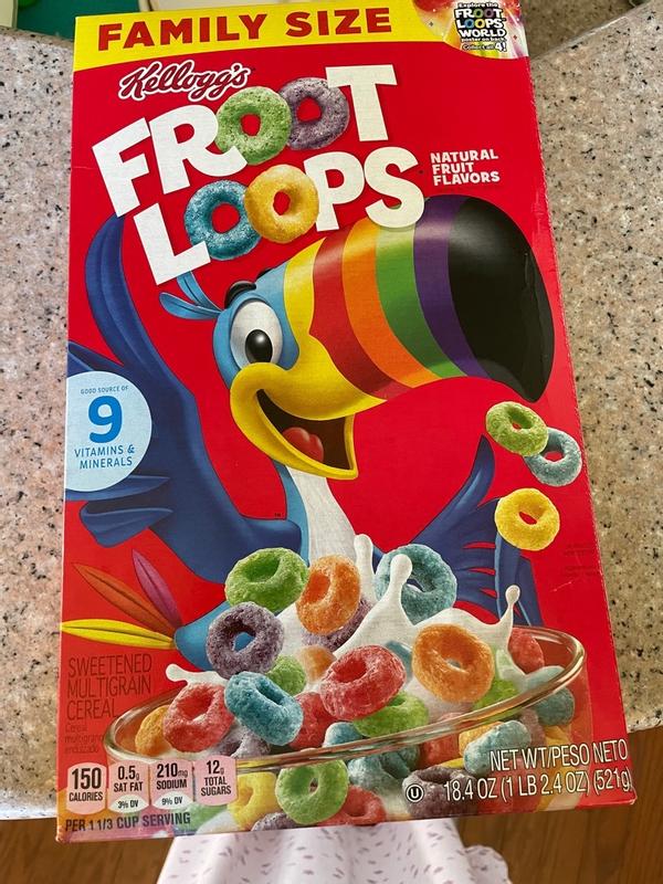 Kellogg's Froot Loops Original Cold Breakfast Cereal, 32.1 oz - Fry's Food  Stores