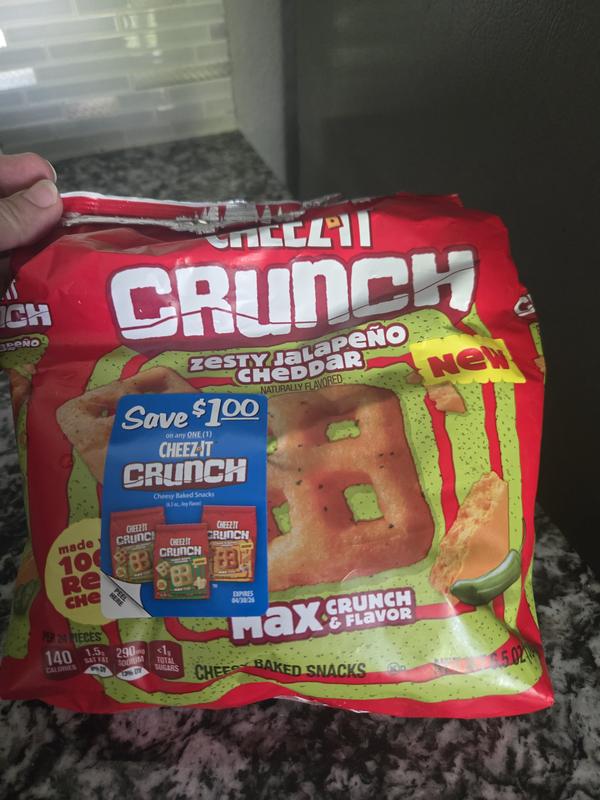 Cheez-It® Crunch® Zesty Jalapeno Cheddar Snacks - Cheez-It®