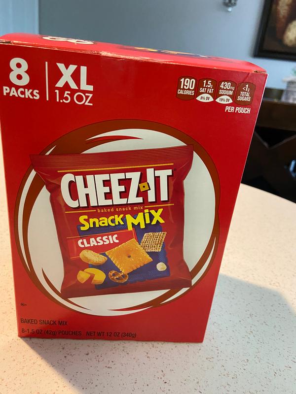 Cheez It Snack Mix Nutrition Facts