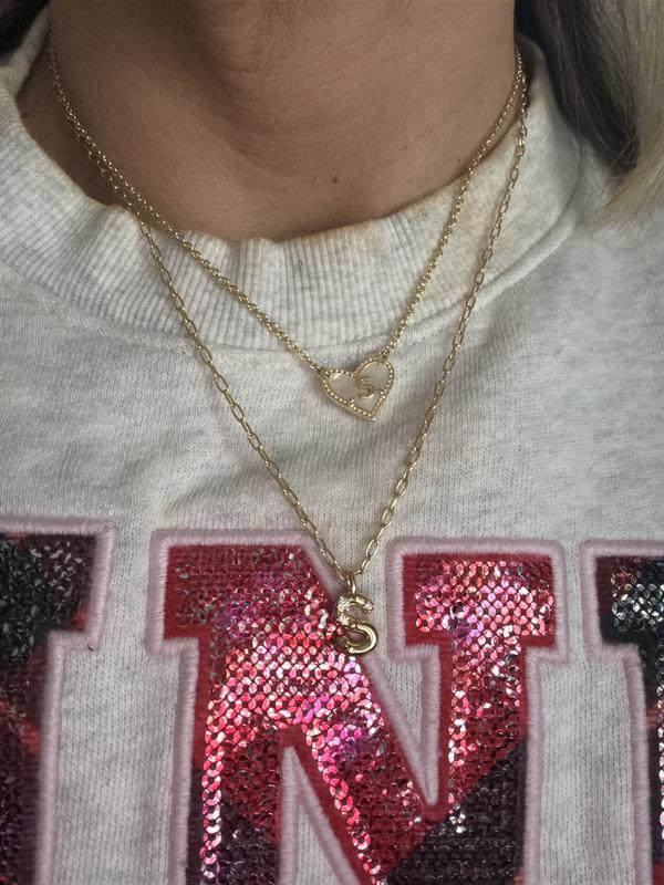 Ari Heart Letter J Gold Short Pendant Necklace | Kendra Scott