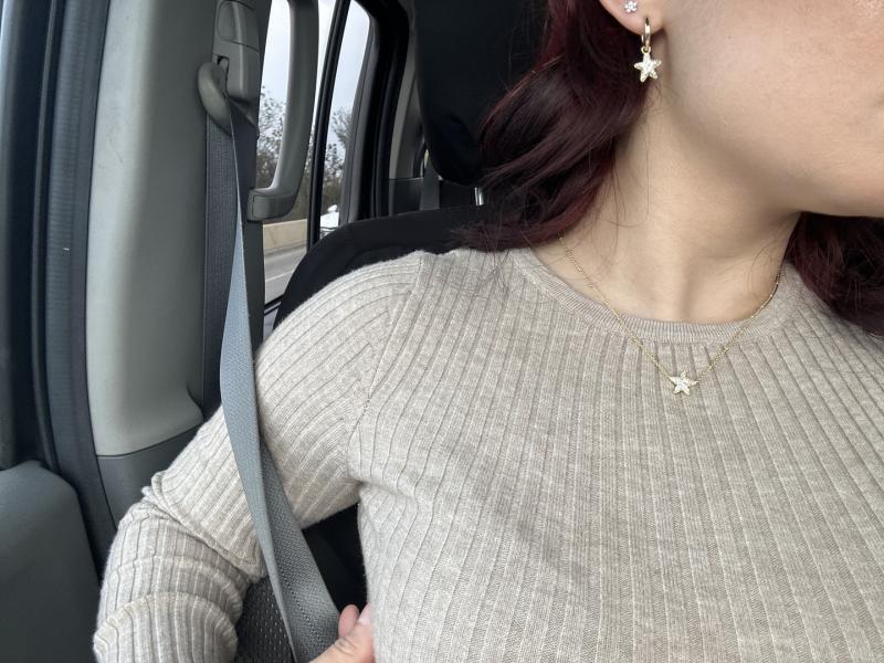 Jae Silver Star Pave Short Pendant Necklace in White CZ | Kendra Scott