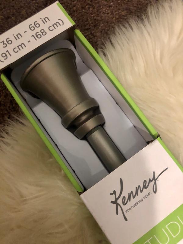 Kenney Pewter Standard Curtain Rod
